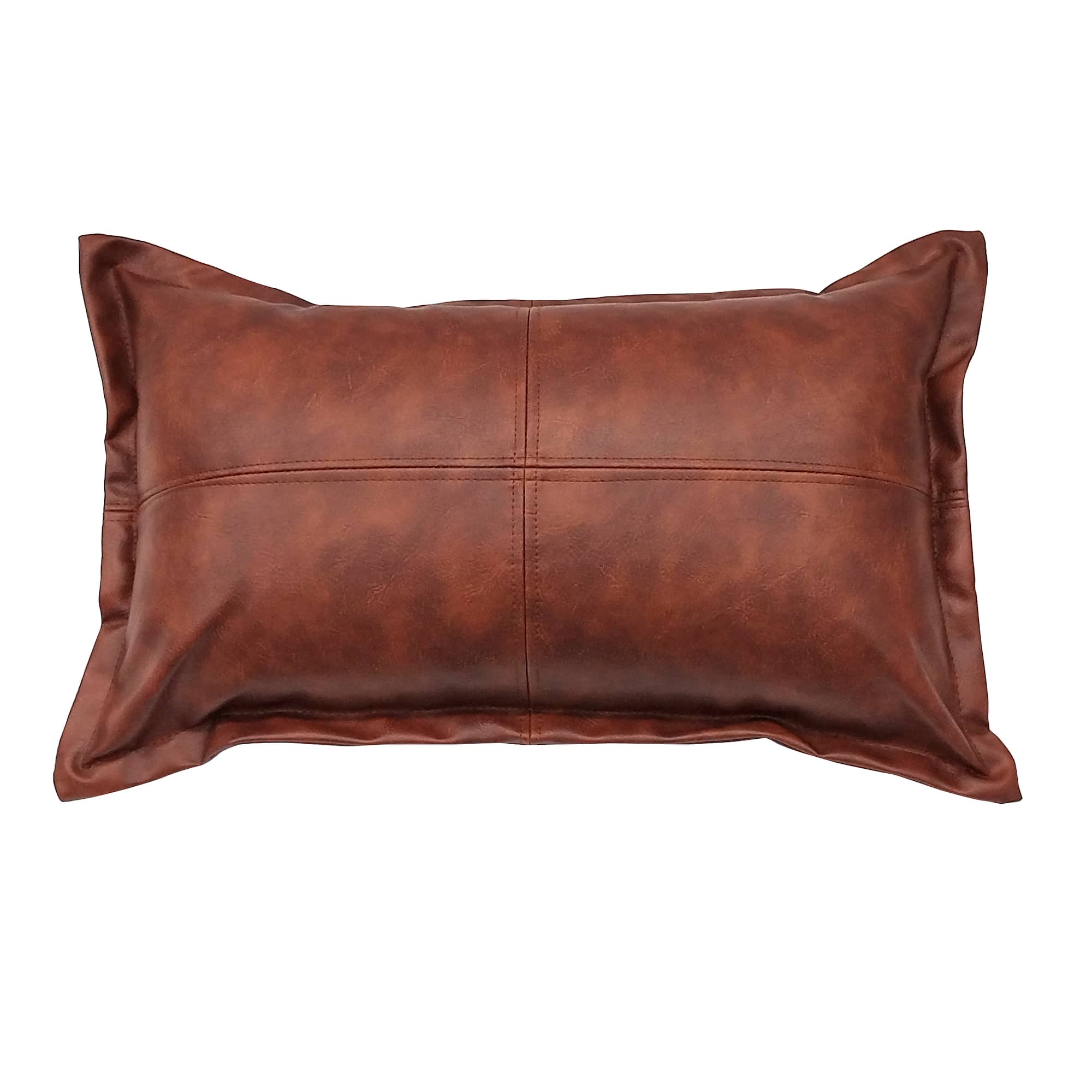 20.5" x 12.5" Faux Leather Pillow by Ashland®